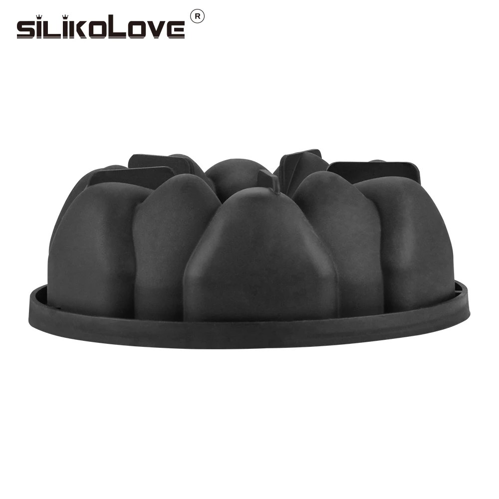SILIKOLOVE новинка 7 дюймов форма для торта 3D венок гирлянда силиконовые формы