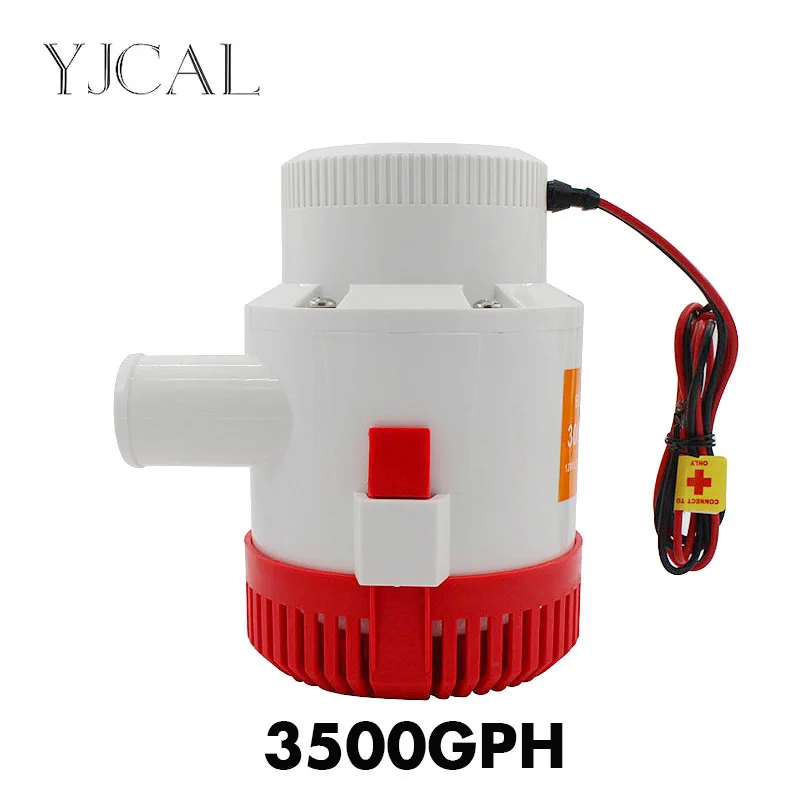 Bomba de Água Elétrica Submersível 3500gph dc 12v 24v Bomba de Porão para Barcos de Barco Civil do Navio do Hidroavião