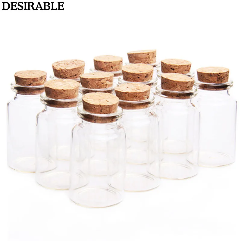 10pcs Set 20ml Mini Gl Bottles With Cork Stopper Transpa Gl Bottles With Cork Stopper