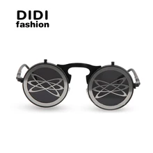 DIDI Steampunk Round Multi Goggle Lunettes De Soleil Femme Luxe Marque Man SunGlasses Brand 2016 Vintage Oculos De Soleil H235