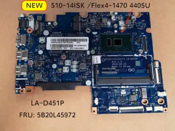 شراءشحن مجاني لينوفو اليوغا 510-14ISK BIUS1/S2/Y0/Y1 LA-D451P اللوحة المحمول 5B20L45972 4005U وحدة المعالجة المركزية