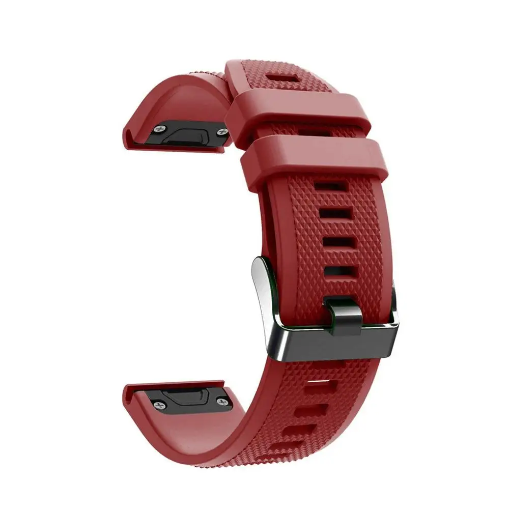 Luxury Replacement TPU Wristwatch on for Garmin Fenix 5X / 5X Plus / 3 / 3 HR Watch Strap Bands Smartwatch Buckle Wrist Band