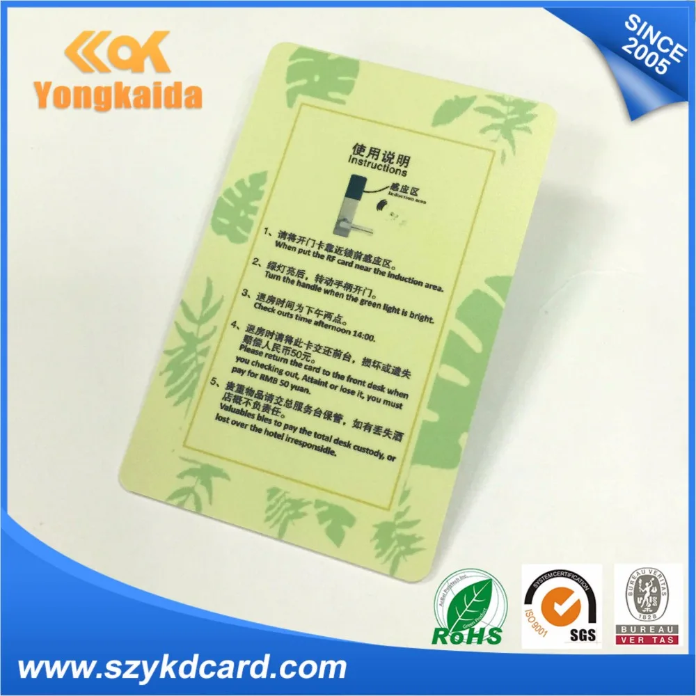 hotel card