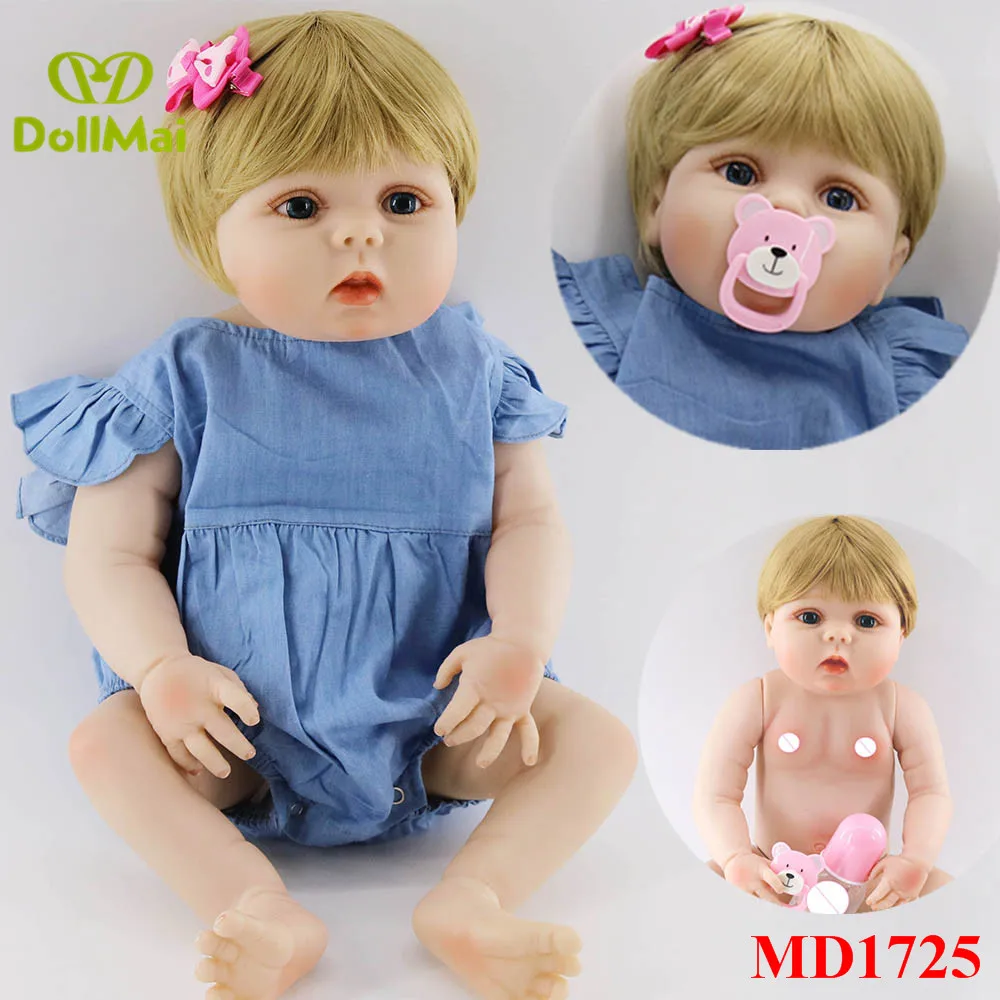 

Bebes reborn dolls for sale 23"57cm full silicone reborn baby doll toys for children birthday gift newborn girl baby alive doll