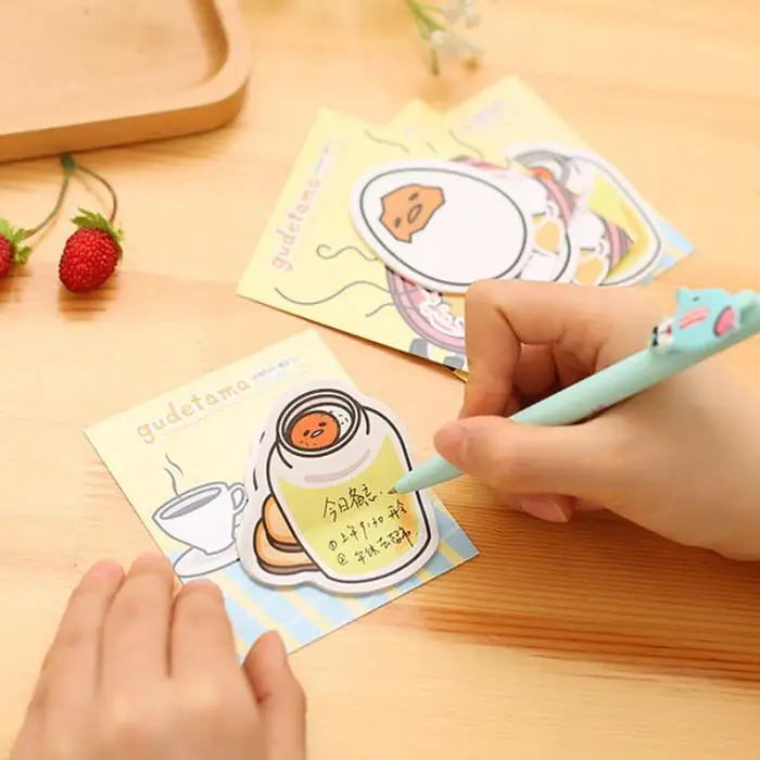 20 листов милый kawaii клей Post-it Sticky Notes Бумага memo pad школа обучение домашний офис сообщение канцелярские принадлежности