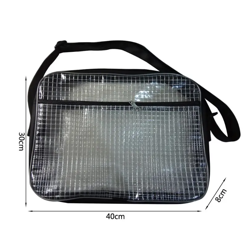 

15.7inch Anti-Static Clear PVC Bag Cleanroom Engineer Tool Bag for Put Computer Tool Working in Cleanroom 40 x 8 x 30CM