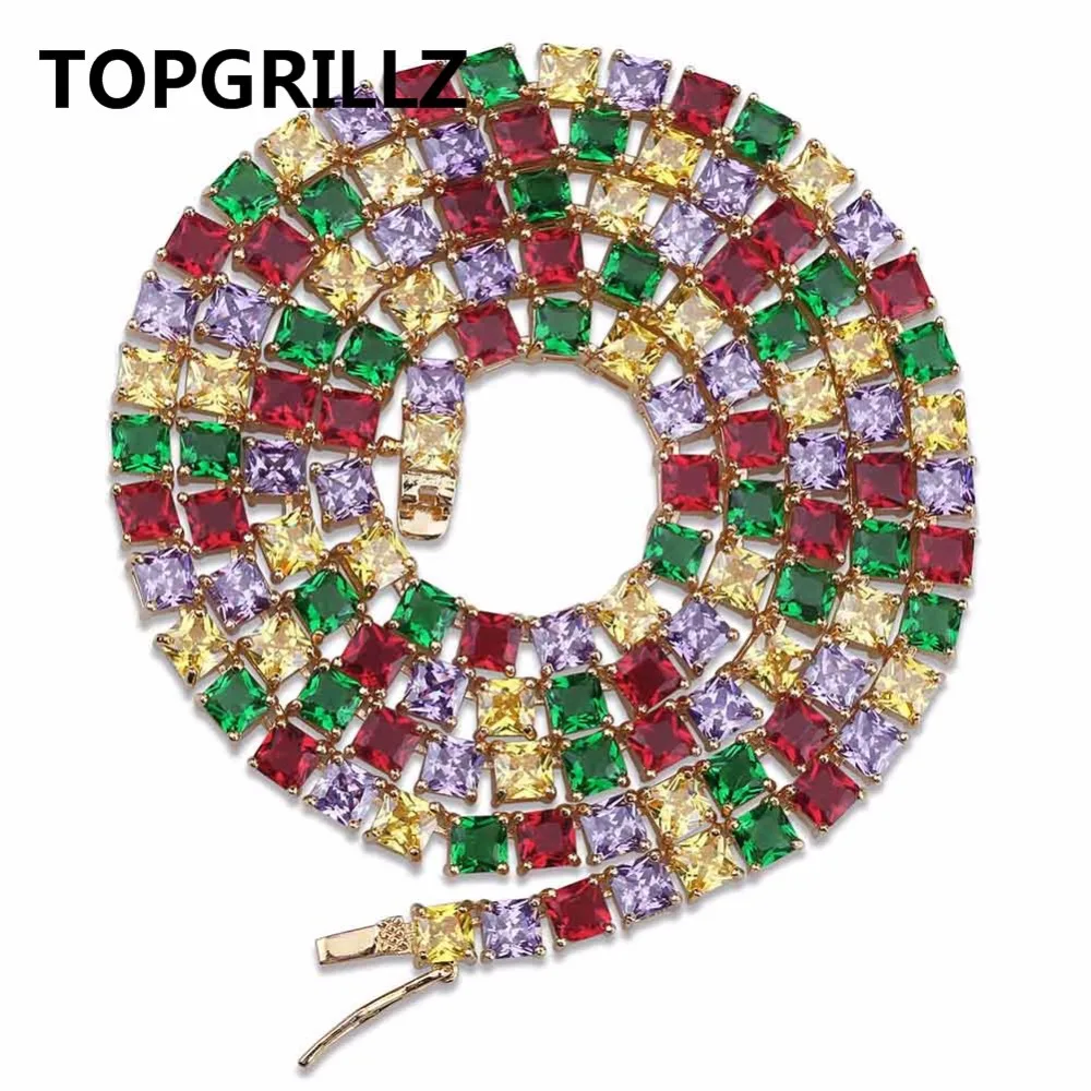 TOPGRILLZ Позолоченные/серебряные покрытые камни в стиле хип хоп микро паве AAA CZ