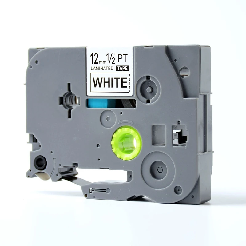 24 PACK COMPATIBLE BROTHER TZE TAPE CASSETTE 12mm Black on White Tape