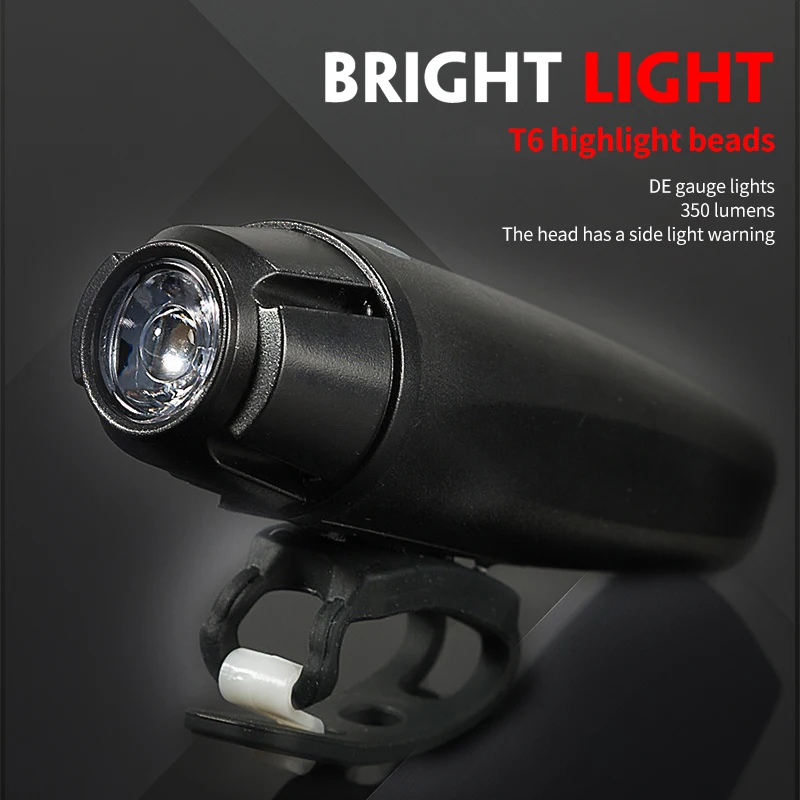 Велосипедная сигнальная фара T6 светодиодный MTB велосипедный фонарь Водонепроницаемый USB налобный фонарь с аккумулятором подсветка для ночной езды