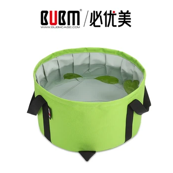 

BUBM outdoor bag foldable folding camping bucket camping washbasin basin bowl water bucket for hiking