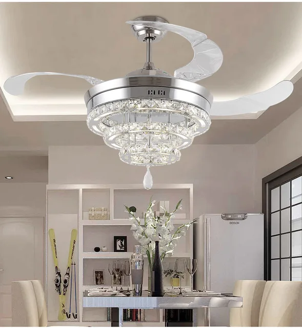 ceiling fans with lights for living room modern chrome crystal led led crystal stealth ceiling fan lights living room minimalist restaurant modern light crystal lighting 42inch aliexpresscom buy ceiling fans with lights for living room modern chrome crystal led led crystal stealth ceiling fan lights living room minimalist restaurant modern light crystal lighting 42inch aliexpresscom buy