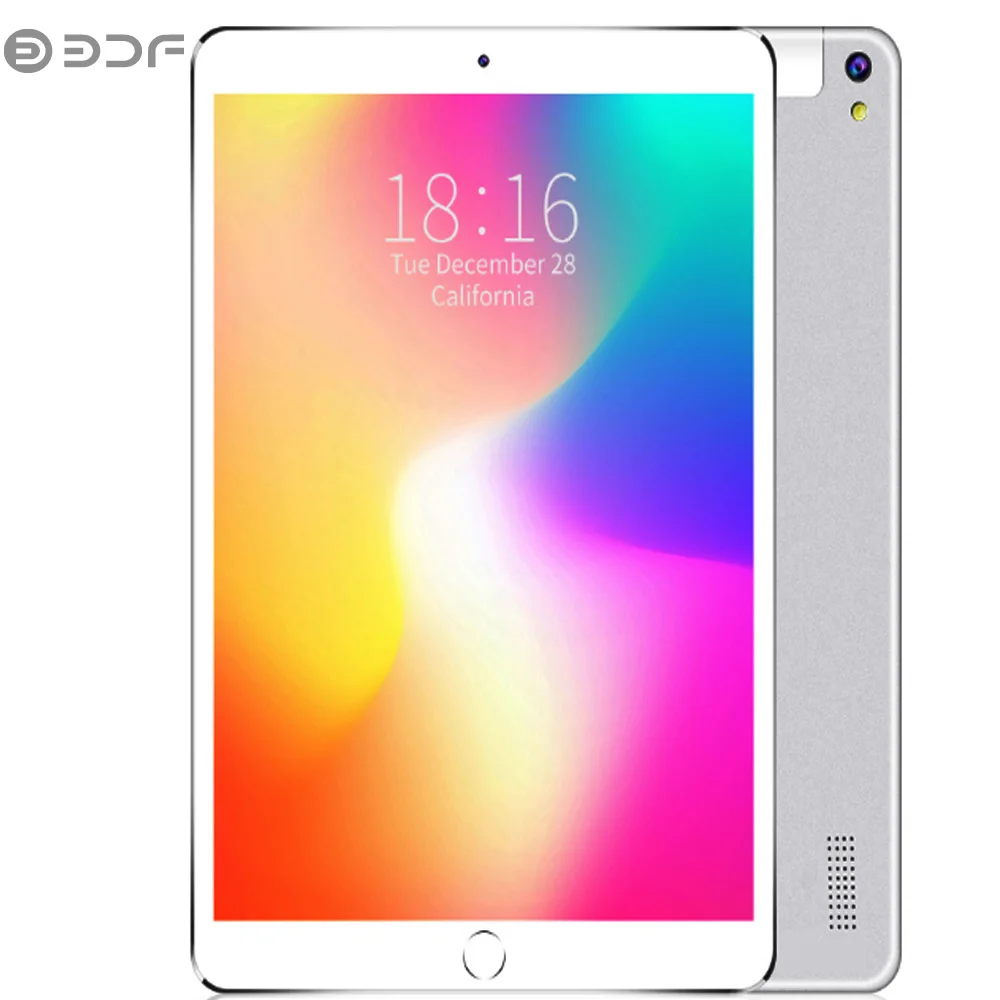  BDF 10.1 Inch Android 7.0 Octa Core Tablets Pc 4GB RAM+32GB ROM Support Mobile Phone SIM Card Call 