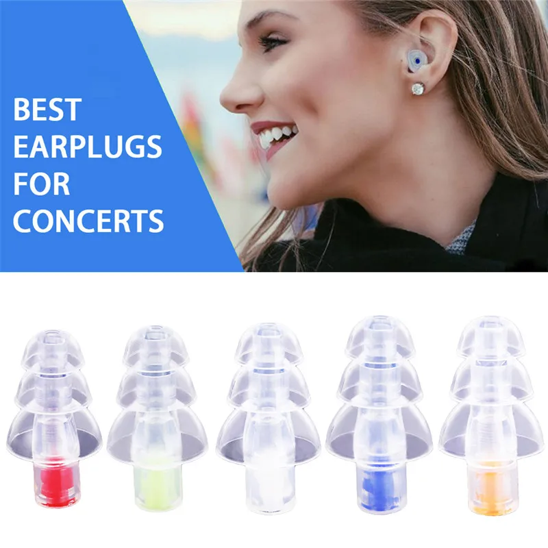 1 Pair Soft Silicone Ear Plugs Sound Insulation Protection Earplugs Anti Noise Snoring Sleeping Reduction | Красота и здоровье