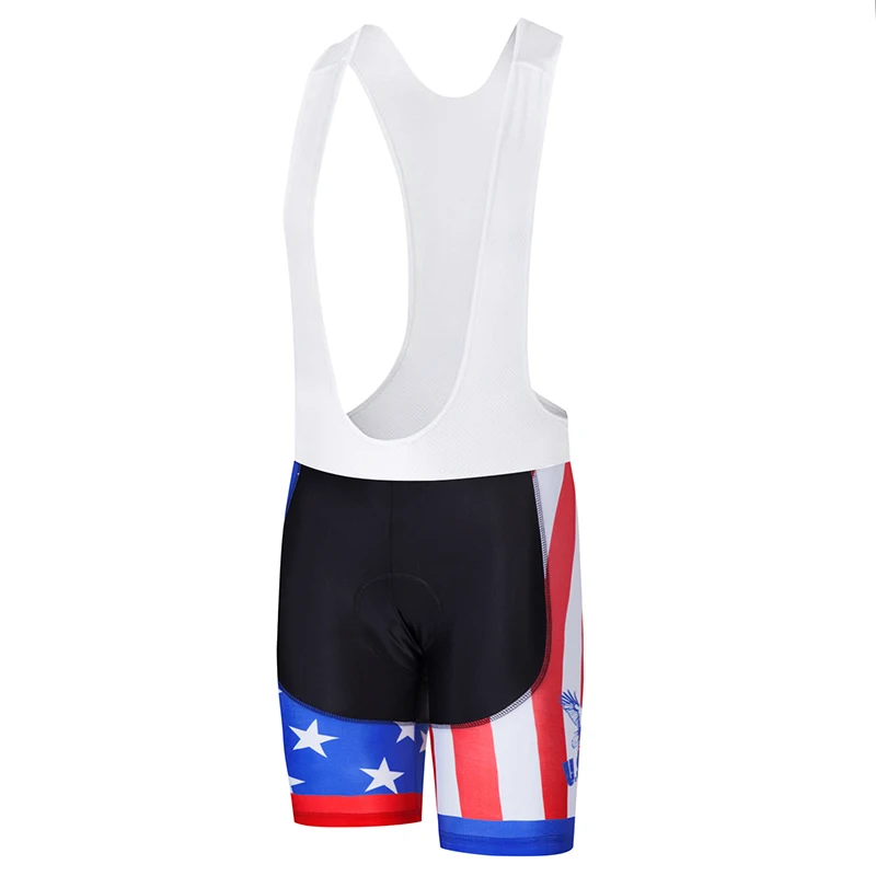 

Miloto Men USA 2018 Coolmax Gel Pad Cycling Bib Shorts MTB Bicycle Shorts Road Bike Bib Shorts Ropa Ciclismo Cycling Clothing