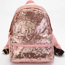 1 шт. Женская мода Корона Блестки блестка рюкзак для женщин девушек Досуг школьная сумка дорожная сумка