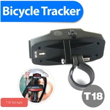 LED Taillingt bike gps trackers 2200mAh Long Battery Life Hidden Installation Real Time Tracking Bicycles ,bike spy tracking