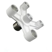 5 в 1 E27 к E27 Цоколь сплиттер светодиодный светильник лампы розетка E27 светодиодный потолочный светильник Розетки держатель лампы