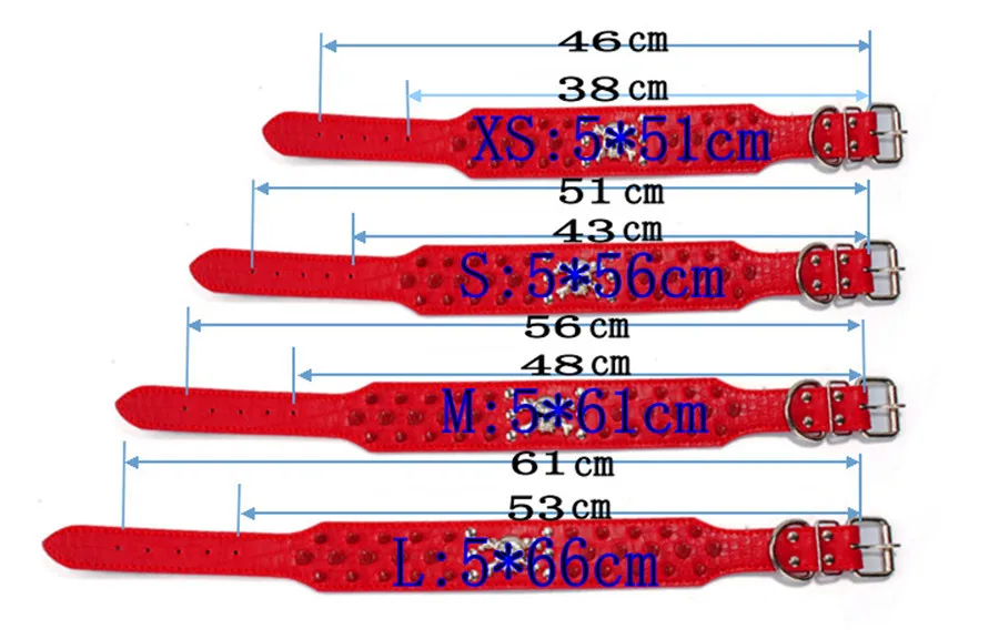 " широкий шипами Шипованная кожаный ошейник питбуль бульдог ошейники Регулируемый для Pitbull большой собаки товары для животных