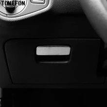 Tomefon Volkwagen VW Гольф 7 MK7 2013 2014 2015 ABS Chrome Матовая Внутренняя передняя Драйвер перчатки коробка для хранения ручки крышка отделка