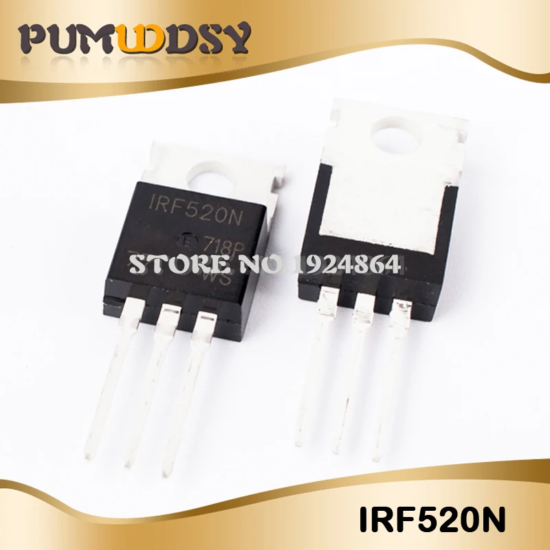 10PCS IRF520 TO 220 IRF520N TO220 IRF520NPBF IC|Integrated Circuits ...