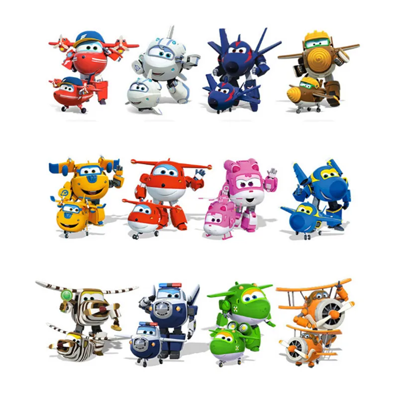 14 стилей 2018 Φ большой размер 15 см игрушки Super Wings робот трансформер игрушечный