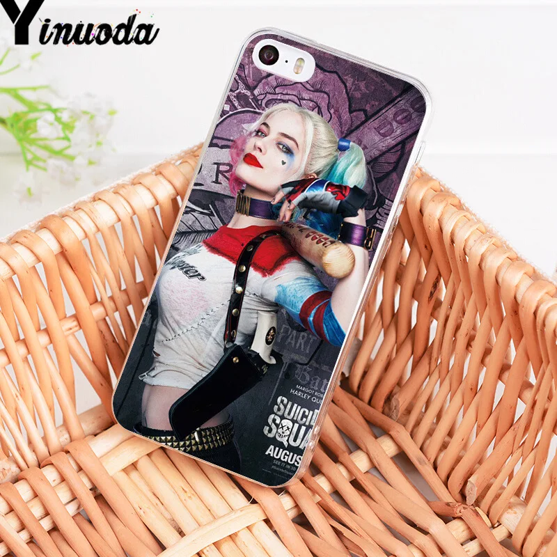 Yinuoda для iphone 7 6 X Чехол Harley Quinn отряд самоубийц Джокер подмигивание чехол для телефона для iphone 8 7 6 6S Plus X 5 5S SE 5C XS XR чехол - Цвет: 3