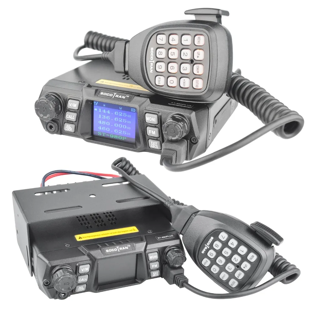 ST-980PLUS Dual Band walkie talkie 136-174MHz&400-480MHz 200CH VHF 75W/55W UHF Quad-standby high power Mobile radio Transceiver  ST-980PLUS Dual Band walkie talkie 136-174MHz&400-480MHz 200CH VHF 75W/55W UHF Quad-standby high power Mobile radio Transceiver