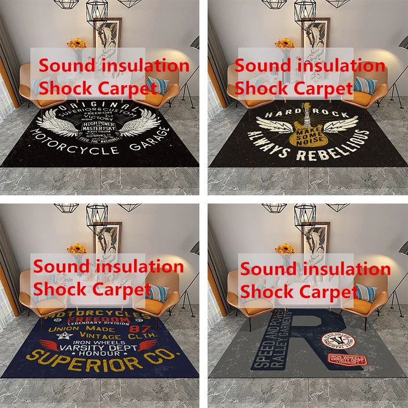  Retro Drum Mats Soundproofing Shock Carpet Pad Bedside Blanket Doormat Outdoor Prayer Parlor Floor  - 1000007798012