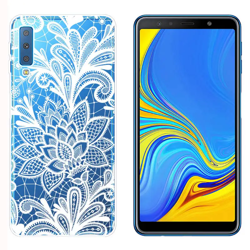 Arvin Silicone Fundas for Samsung Galaxy A7 2018 A5 A8 Plus 2018 Soft TPU Phone Cases FOR Samsung A750F Painted Case for A320 (5)