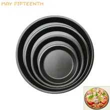 Пятый мая углеродистая сталь неглубокий противень для запекания для блинов антипригарный для пиццы пирог поддон для сковороды выпечка, гриль лоток 8 10 12 дюймов 045