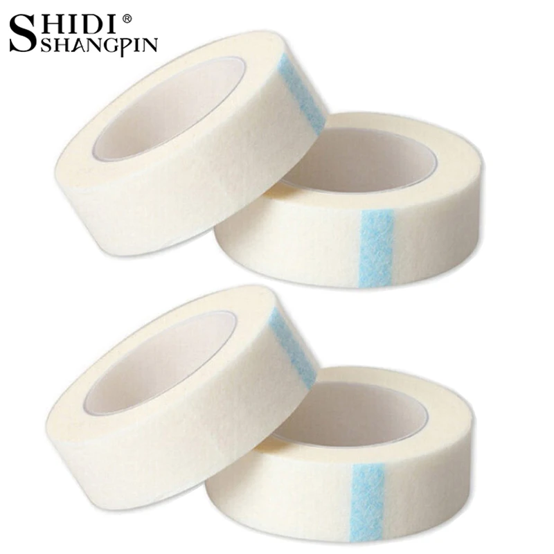 

SHIDISHANGPIN 2/3/5 Rolls Eyelash Extension Eye Pad Breathable Non-woven Cloth Adhesive Tape Eyelash Lash Extension Medical Tape