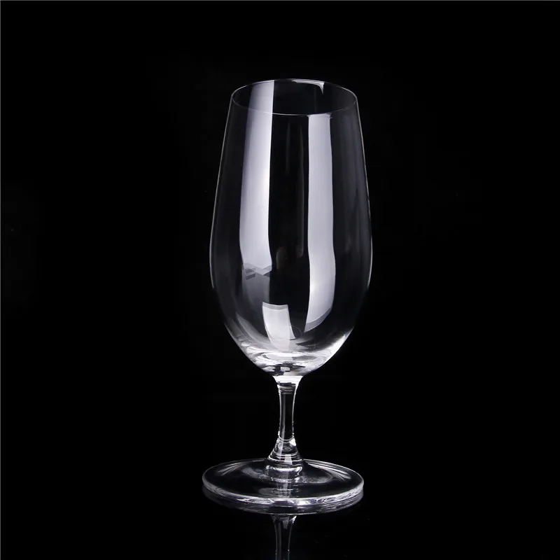 

European Handmade Transparent Burgundy Wine Cup Lead-free Crystal Glass Wine Glass Cold Cut Originality No bubbles Goblet 6pcs