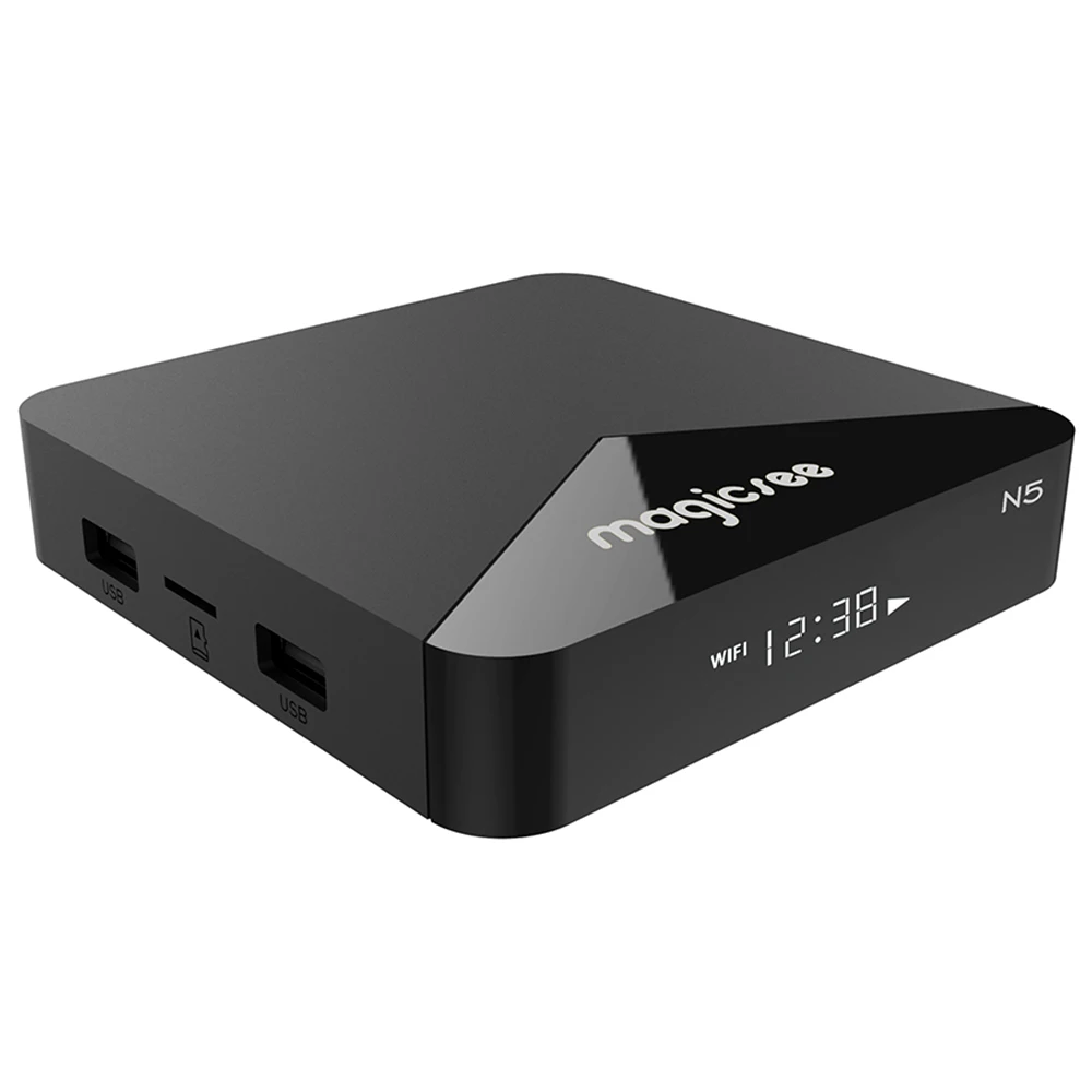MAGICSEE N5 Android TV Box OS TV Box Amlogic S905X Android 7.1 2GB+16GB 2.4G/5G WiFi 100Mbps BT4.1 Support 4K H.265 Set Top Box