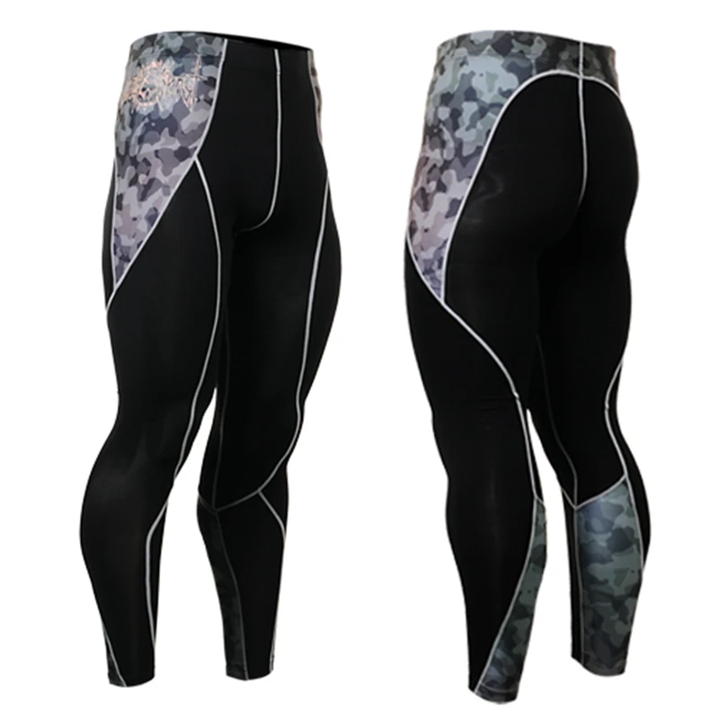 

2018 camouflage mens soccer pants newest american football tights for gym exercise rugby pant tight size s-4xl