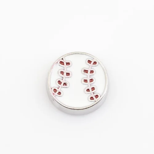 

Baseball, Floating charms,Fit floating charm lockets, FC0069