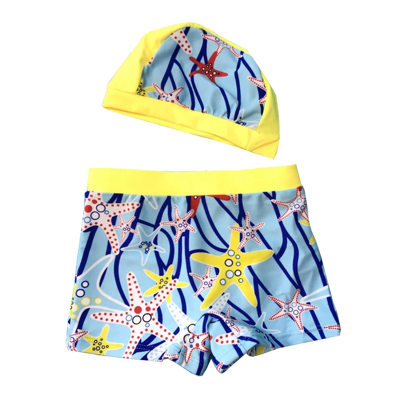 1 10T Boy Swim Trunks Bathing Suit Kids Swimming Shorts Elastic