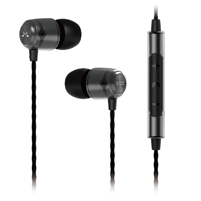 Наушники вкладыши SoundMAGIC E50C с микрофоном и пультом ДУ|earphone hifi|hifi earbudssuper bass |