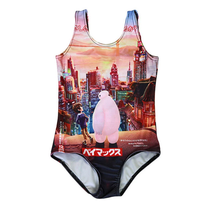 

Summer Style New 2016 Brand 3-8Y Girls Swimwear Children Swimsuit Baby Kids Girls One Piece Swim Beach Wear SW267-CGR1