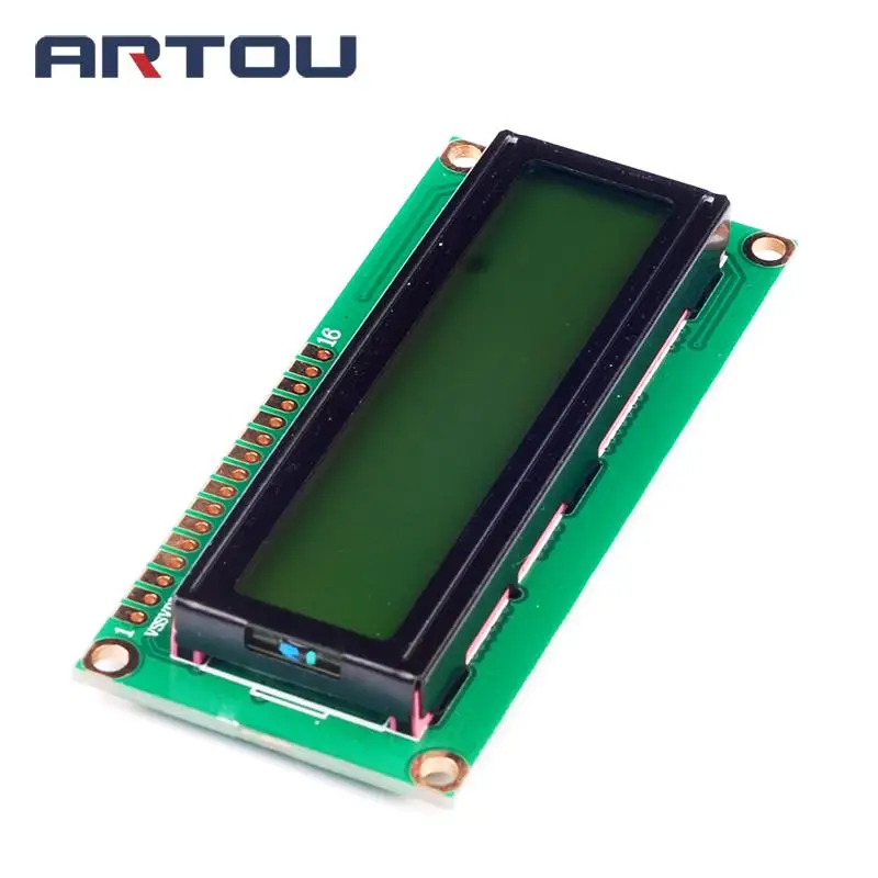 1 шт 1602 16*2 символьный ЖК модуль 5V LCM с желто зеленым|lcd module|module displaylcd module display |