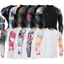 Мужские спортивные компрессионные футболки дышащие emonder серфинг одежда женская одежда для бега для смешанных боевых искусств для зала Топ Бодибилдинг для фитнеса, кросфита рубашки для мальчиков