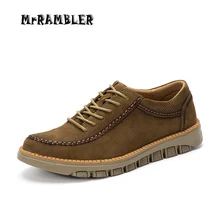 Echtes Leder Männer Schuhe Handgefertigte High Quality Comfort Mokassin Lace Up Flache Beiläufige Neue Mode Luxus Schuhe