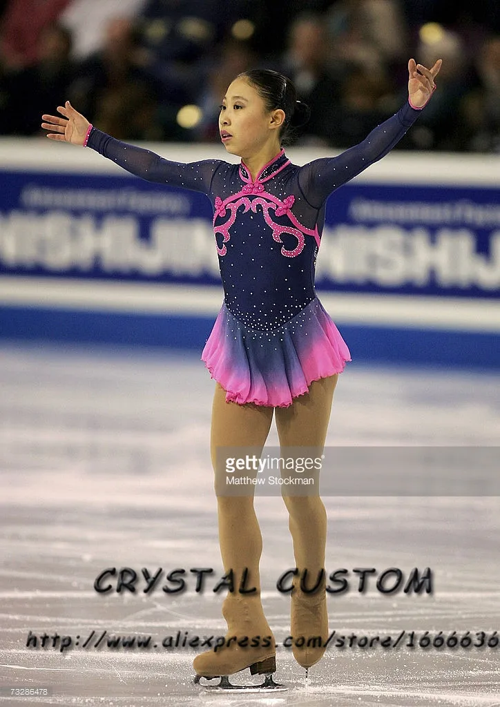 

Custom Girls Ice Figure Skating Dress Graceful New Brand Kids Skating Dresses Competition DR3428