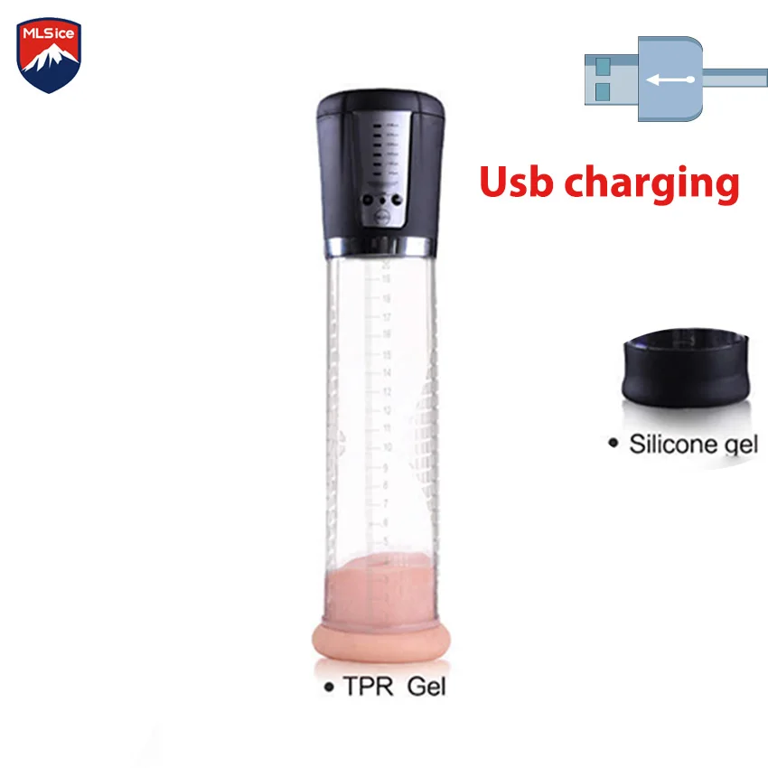 USB recargable eléctrico bomba de pene automático bomba de vacío más grande potente extensor de pen