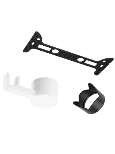 Protective Durable Plastic Camera Lens Cap Cover + Lens Hood + Carbon Fiber Gimbal Guard for DJI Phantom 3 Drone