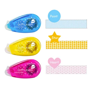 

1pcs 8M Correction Tape Shape Double-sided Tape Mini Colored Dots Stick Roller Adhesive Tape Stationery Office School Supplies