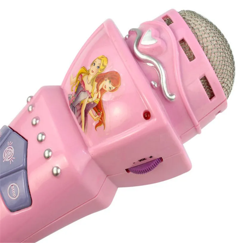 TS беспроводной для мальчиков и девочек светодиодный микрофон Микрофон Караоке Пение Дети Забавный подарок музыкальная игрушка розовый OCT25