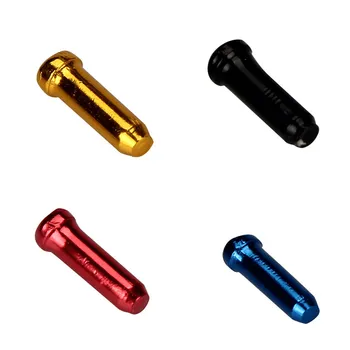 

G0 30PCS Bicycle BrakeTransmission Shift Cable End Cap Core Cap And The Tail Cap High-quality Aluminum Durable 4 ColorsClassic