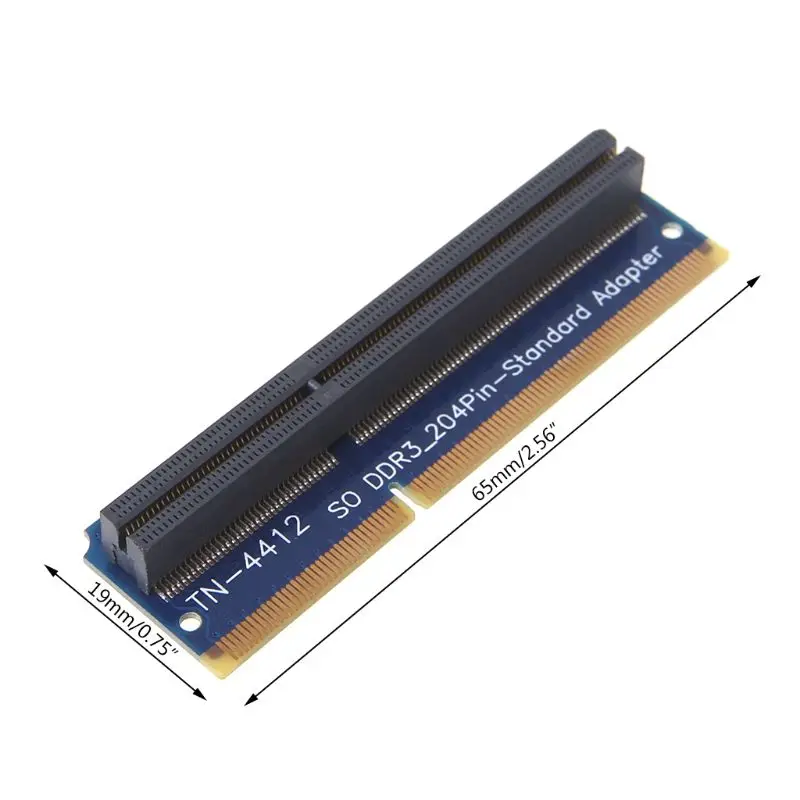 

SO-DIMM 204PIN DDR3 Memory Test Protection Riser Card Adapter STD TN-4412 Notebook PC
