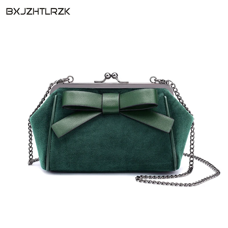 Da Giovane Signora Ragazze Hasp Formale Catena Sera Del Frizione Messaggero Di Donna Della Bxjzhtlrzk Borsa Sacchetto Farfalla Velluto Feminina Bolsa 68COBwcq1