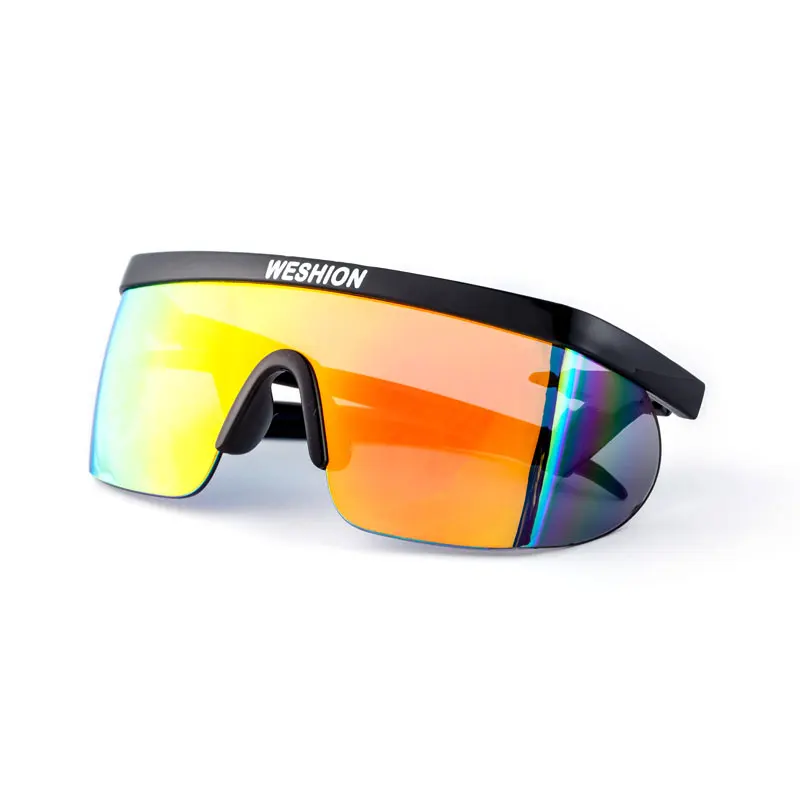 Men Sport Sunglasses Outdoor Oversize Coating Mirror Goggles Male